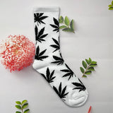 1 Pair Fashion Men Socks Cotton Weed Colorful Male Soft Breathable Short Ankle Socks Maple Leaf Casual Socks Sox Calcetines