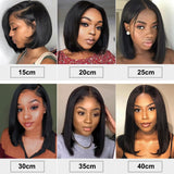 Kim K Closure Wig Straight Hair Wigs For Black Women Bob Wigs Short Human Hair Wigs 180 210 Megalook virgin Closure Wigs