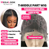 Kim K Closure Wig Straight Hair Wigs For Black Women Bob Wigs Short Human Hair Wigs 180 210 Megalook virgin Closure Wigs