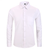 Plus Size 5XL 6XL 7XL 8XL Men Dress Shirt White Black Blue Pink Casual Long Sleeve Male Social Formal Shirt High Quality