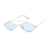 Polygonal Sunglasses Women Glasses Lady Luxury Retro Metal Sun Glasses Vintage Mirror Oculos De Sol Feminino UV400
