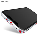 Retro Metal Phone Bumper for iPhone X Cases for iPhone XS Max Case Cartoon Crane Aluminum Silicone Anti-knock Frame Cover Coque