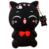 Fashion 3D Cartoon Unicorn Cat Phone Cover for iPhone 5 SE Case Luxury Soft Silicone Case for iPhone SE Case for iPhone 5S Cases