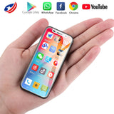 Melrose 2019 4G Lte Smallest Android Phone Google play 3.4'' Quad Core Android 8.1 Fingerprint ID Student MINI Small Smart Phone