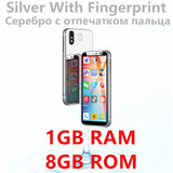 Melrose 2019 4G Lte Smallest Android Phone Google play 3.4'' Quad Core Android 8.1 Fingerprint ID Student MINI Small Smart Phone