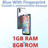 Melrose 2019 4G Lte Smallest Android Phone Google play 3.4'' Quad Core Android 8.1 Fingerprint ID Student MINI Small Smart Phone