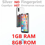 Melrose 2019 4G Lte Smallest Android Phone Google play 3.4'' Quad Core Android 8.1 Fingerprint ID Student MINI Small Smart Phone