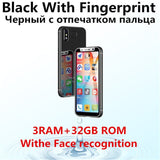 Melrose 2019 4G Lte Smallest Android Phone Google play 3.4'' Quad Core Android 8.1 Fingerprint ID Student MINI Small Smart Phone