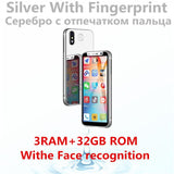 Melrose 2019 4G Lte Smallest Android Phone Google play 3.4'' Quad Core Android 8.1 Fingerprint ID Student MINI Small Smart Phone