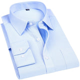 Plus Size 5XL 6XL 7XL 8XL Men Dress Shirt White Black Blue Pink Casual Long Sleeve Male Social Formal Shirt High Quality