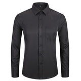 Plus Size 5XL 6XL 7XL 8XL Men Dress Shirt White Black Blue Pink Casual Long Sleeve Male Social Formal Shirt High Quality