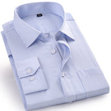 Plus Size 5XL 6XL 7XL 8XL Men Dress Shirt White Black Blue Pink Casual Long Sleeve Male Social Formal Shirt High Quality