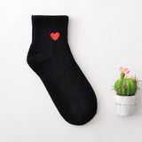 Man White Harajuku Socks Unisex Summer Short Socks Hipster Skateboard Funny Ankle Socks Embroidery Coke Killer Cactus Monster