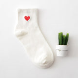 Man White Harajuku Socks Unisex Summer Short Socks Hipster Skateboard Funny Ankle Socks Embroidery Coke Killer Cactus Monster