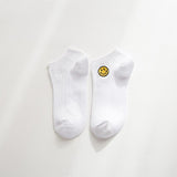 Man White Harajuku Socks Unisex Summer Short Socks Hipster Skateboard Funny Ankle Socks Embroidery Coke Killer Cactus Monster