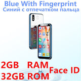 Melrose 2019 4G Lte Smallest Android Phone Google play 3.4'' Quad Core Android 8.1 Fingerprint ID Student MINI Small Smart Phone