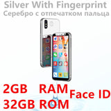 Melrose 2019 4G Lte Smallest Android Phone Google play 3.4'' Quad Core Android 8.1 Fingerprint ID Student MINI Small Smart Phone