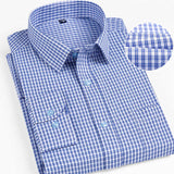 BOLUBAO Men Dress Shirt Quality Classic Bussiness Long Sleeve Plaid Shirts Brand New Male Tuxedo Shirts