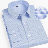 BOLUBAO Men Dress Shirt Quality Classic Bussiness Long Sleeve Plaid Shirts Brand New Male Tuxedo Shirts