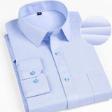 BOLUBAO Men Dress Shirt Quality Classic Bussiness Long Sleeve Plaid Shirts Brand New Male Tuxedo Shirts