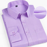 BOLUBAO Men Dress Shirt Quality Classic Bussiness Long Sleeve Plaid Shirts Brand New Male Tuxedo Shirts