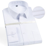 BOLUBAO Men Dress Shirt Quality Classic Bussiness Long Sleeve Plaid Shirts Brand New Male Tuxedo Shirts