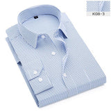 luxury Striped Shirt christmas Business men Dress Shirts Long Sleeve Slim Fit men shirt Camisas Hombre Plus Size 7XL 8XL 9XL