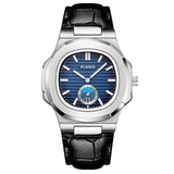PLADEN Luxury Brand Japanese Quartz Male Watches Men Strong Waterproof Genuine Leather Strap Citizen Movement Quartz Wrist Watch