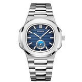 PLADEN Luxury Brand Japanese Quartz Male Watches Men Strong Waterproof Genuine Leather Strap Citizen Movement Quartz Wrist Watch