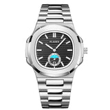 PLADEN Luxury Brand Japanese Quartz Male Watches Men Strong Waterproof Genuine Leather Strap Citizen Movement Quartz Wrist Watch