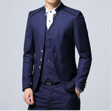 2019 Men's Suit 3 Piece Set Szie S-4XL Wedding Banquet Slim fit Men Suit Jacket  Pants + Vest  Can be sold separately