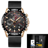2020 New Blue Casual Fashion Watch Men Quartz Clock Mens Watches LIGE Top Brand Luxury Waterproof Wrist watch Relogio Masculino