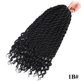 Vigorous Faux Locs Crochet Braids Synthetic Crochet Braids Ombre  Braiding Hair Bohemian Locks 18 inch 24 Stands