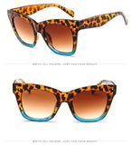 DCM Fashion SquareLeopard Sunglasses Vintage Women Brand Designer Plastic Frame Ladies Sun Glasses Oculos De Sol Feminino UV400
