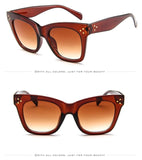 DCM Fashion SquareLeopard Sunglasses Vintage Women Brand Designer Plastic Frame Ladies Sun Glasses Oculos De Sol Feminino UV400