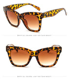 DCM Fashion SquareLeopard Sunglasses Vintage Women Brand Designer Plastic Frame Ladies Sun Glasses Oculos De Sol Feminino UV400