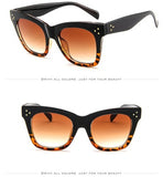 DCM Fashion SquareLeopard Sunglasses Vintage Women Brand Designer Plastic Frame Ladies Sun Glasses Oculos De Sol Feminino UV400