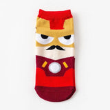 2019 In Stock new superhero league boat socks personality men's tide socks superman captain men's socks wholesale