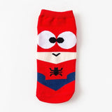 2019 In Stock new superhero league boat socks personality men's tide socks superman captain men's socks wholesale