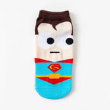 2019 In Stock new superhero league boat socks personality men's tide socks superman captain men's socks wholesale