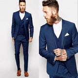 Black Groom Tuxedos for Wedding Smoking Man Suit 3 Piece Mens Suits 2019 Set Jacket Pants Vest Male Costumes