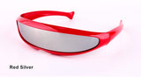 YOOSKE X-men Individuality Sunglasses Mercury Lens Laser Glasses Travel Windproof Sun Glasses Robots Eyewear