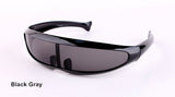 YOOSKE X-men Individuality Sunglasses Mercury Lens Laser Glasses Travel Windproof Sun Glasses Robots Eyewear