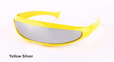 YOOSKE X-men Individuality Sunglasses Mercury Lens Laser Glasses Travel Windproof Sun Glasses Robots Eyewear