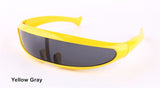 YOOSKE X-men Individuality Sunglasses Mercury Lens Laser Glasses Travel Windproof Sun Glasses Robots Eyewear