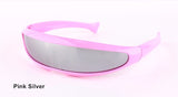 YOOSKE X-men Individuality Sunglasses Mercury Lens Laser Glasses Travel Windproof Sun Glasses Robots Eyewear