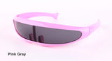 YOOSKE X-men Individuality Sunglasses Mercury Lens Laser Glasses Travel Windproof Sun Glasses Robots Eyewear