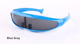 YOOSKE X-men Individuality Sunglasses Mercury Lens Laser Glasses Travel Windproof Sun Glasses Robots Eyewear