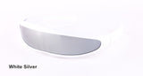 YOOSKE X-men Individuality Sunglasses Mercury Lens Laser Glasses Travel Windproof Sun Glasses Robots Eyewear