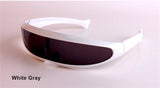 YOOSKE X-men Individuality Sunglasses Mercury Lens Laser Glasses Travel Windproof Sun Glasses Robots Eyewear